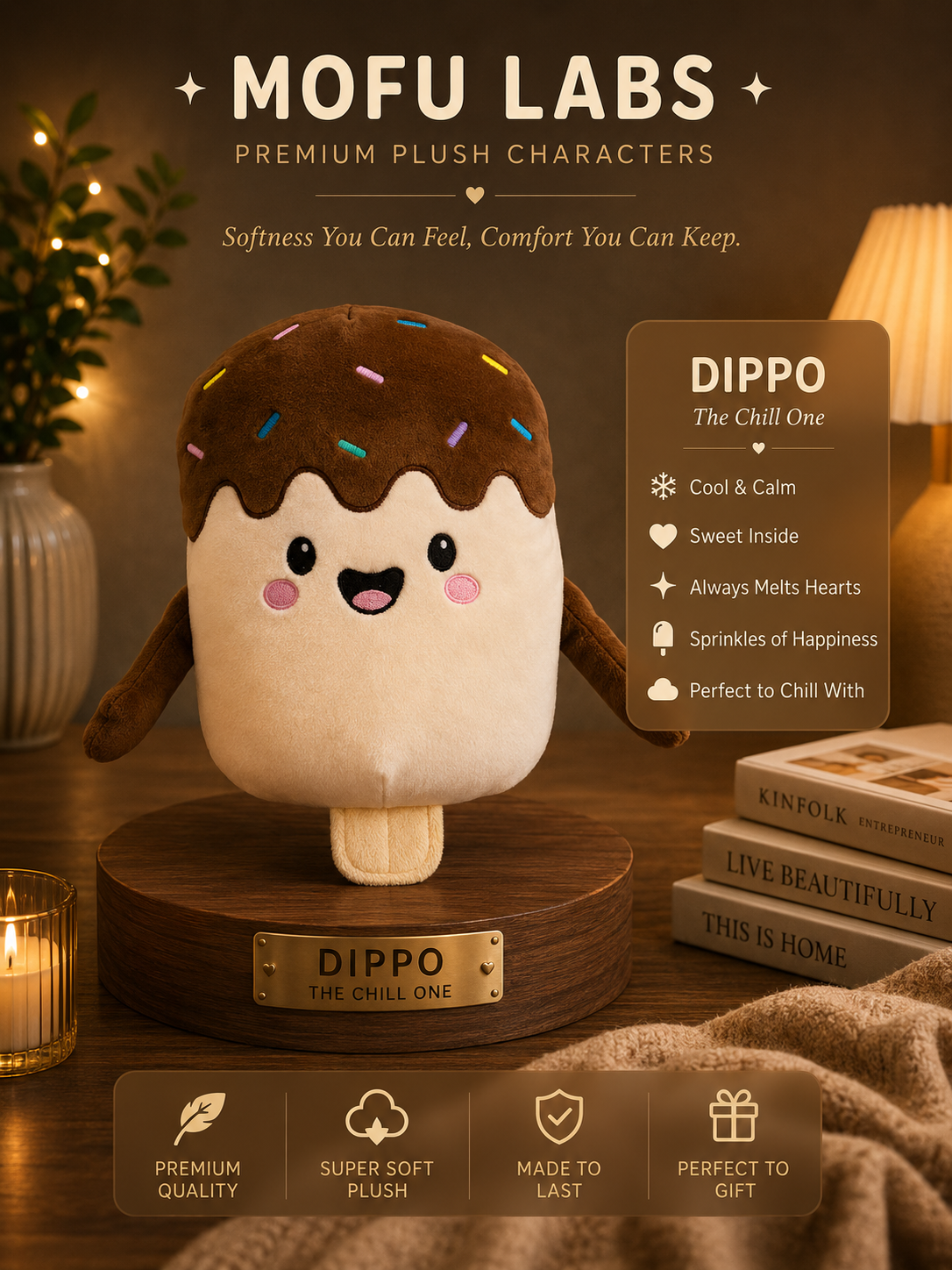Dippo (Chocolate Popsicle Plushie)